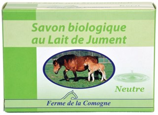 Ferme de la Comogne Savon neutre au lait de jument 100 g - 8804